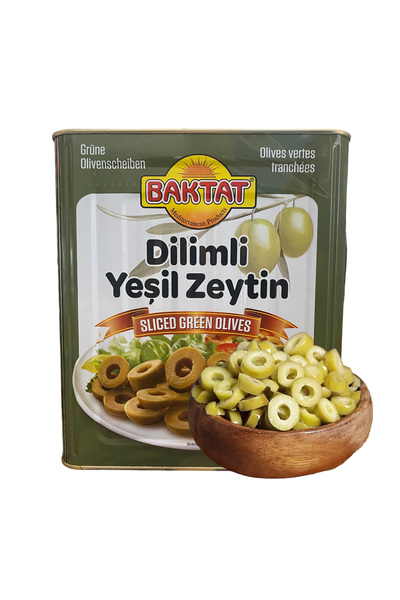 Baktat Dilimli Yeşil Zeytin 8 kg