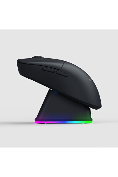Claw's Rajin Blaze 12000 Dpi RGB Standlı Kablosuz Gaming Mouse - Siyah (2.4 GHz + Bluetooth)