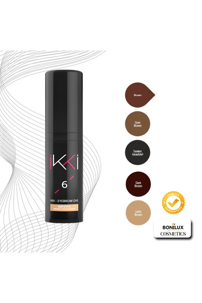 Ikki Eyebrow and Eyelash Dye 5ml Light Brown