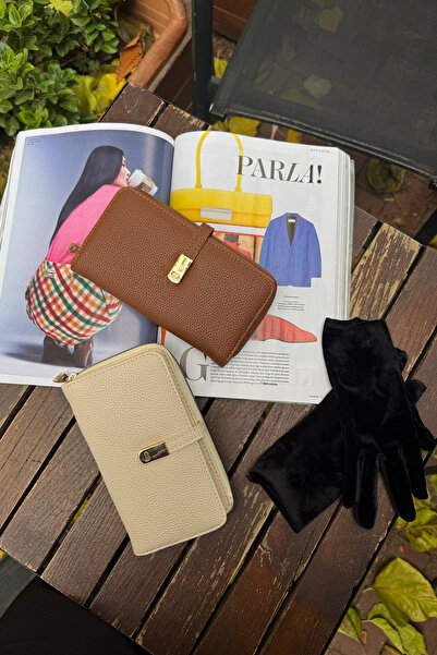 La La'Graccio Paris La'Graccio Paris Women's Cakes Handy Wallet Brown