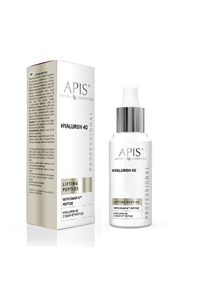 Apis Natural Cosmetics Hyaluron 4D serum with SNAP-8 peptide for lifting and anti-wrinkle effect, 30 ml