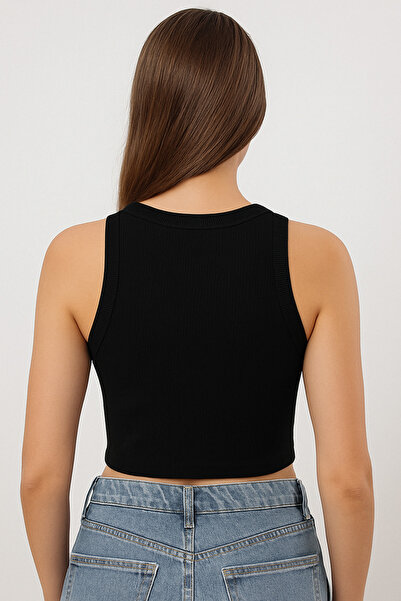 Eveda Strappy 100% Cotton Crop – Half Tank Top Bustier