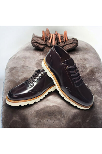 VİVA SHOES 100% Genuine Leather Eva Sole Men's Half Boots