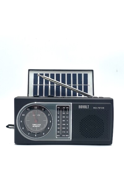 Rovolt Radio portabil NS-7010S — AM/FM/SW, Bluetooth, USB/TF, TWS, Ceas, MP3,...