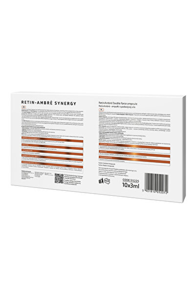 Apis Natural Cosmetics Retin-Ambre Synergy multi-purpose anti-aging ampoules with retinol for smoothing, 10 x 3 ml