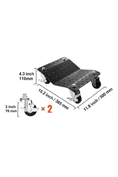 KB GLOBAL SET 2 CARUCIOARE PENTRU MUTAT MASINI AVARIATE