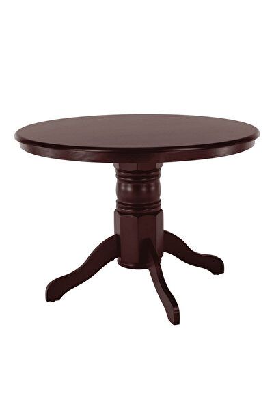 DacEnergy Masa de luat masa, rotunda, castanie, diametru 106 cm, TABLOS