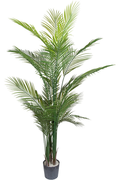 Herdekora Yapay Palmiye Ağacı, Dış Mekan - UV Korumalı, 24 Yaprak, 180 cm