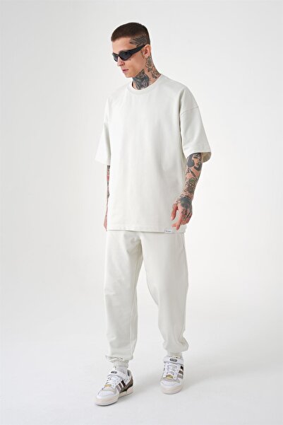 Machinist Ανδρικό μπλουζάκι Basic Cotton oversized Space Grey