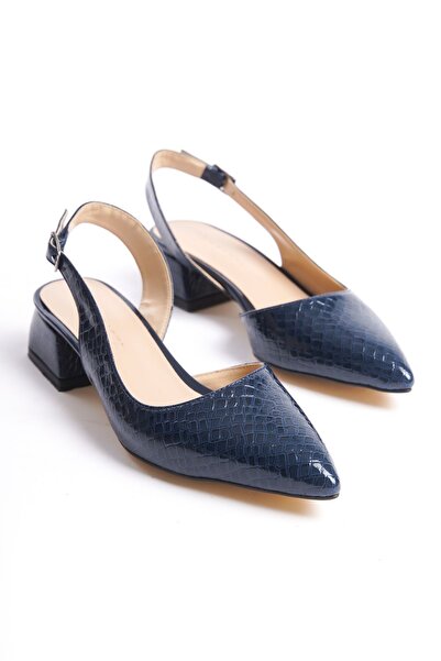 Redoxy Pantofi asimetrici, cu bandă, cu toc scăzut, cu vârf ascuțit