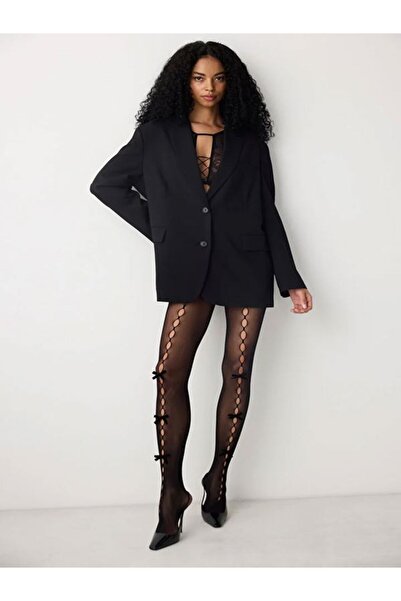 Laura Moda ciorapii negri Angel