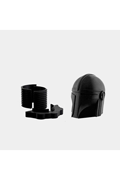 3DMarket Tow hitch ornament with anti-theft - Mandalorian Helmet