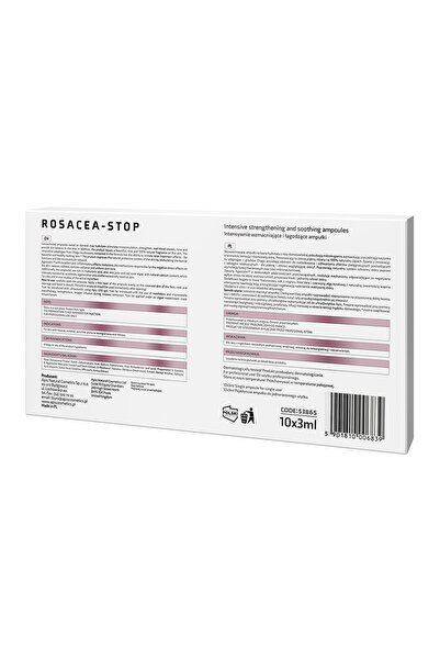 Apis Natural Cosmetics Rosacea-Stop anti-redness concentrated sterile ampoules, 10 x 3 ml