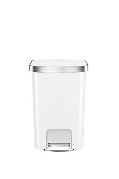 FACKELMANN Trash can, SEATTLE, 45L, with pedal, for kitchen or commercial spaces
