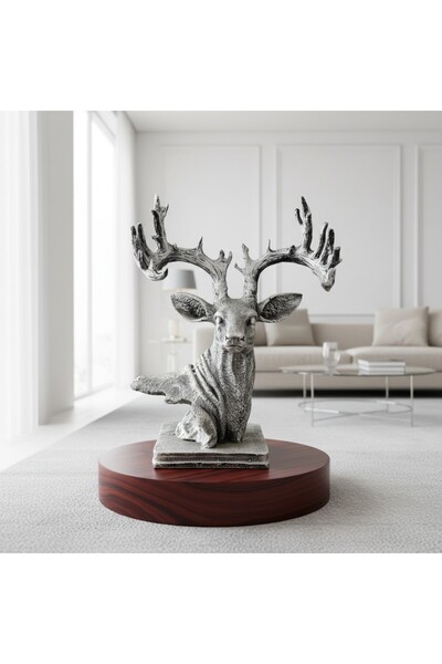 lya luxury Geyik Dekoratif Obje – 35x23 cm