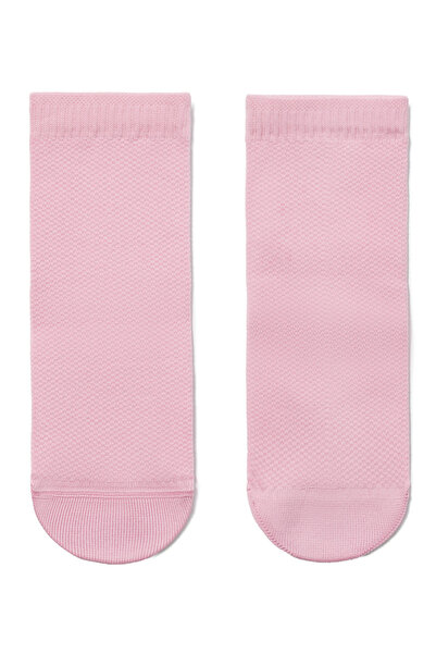Conte Elegant Polyamide socks with small mesh, Fantasy 131 - Light pink, 36-3...