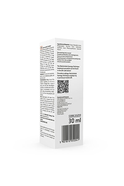 Apis Natural Cosmetics Acid Peel Retin-Ambre Synergy with 15% mandelic acid and 2% succinic acid, 30 ml