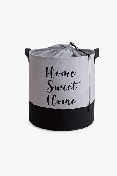 HomyJRs Gray Mesh Foldable Dirty Laundry and Toy Basket Multi-Purpose Toy Storage Box 37X40