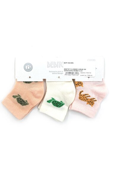 Bebitof Newborn Baby Girl 3 Pairs of Socks