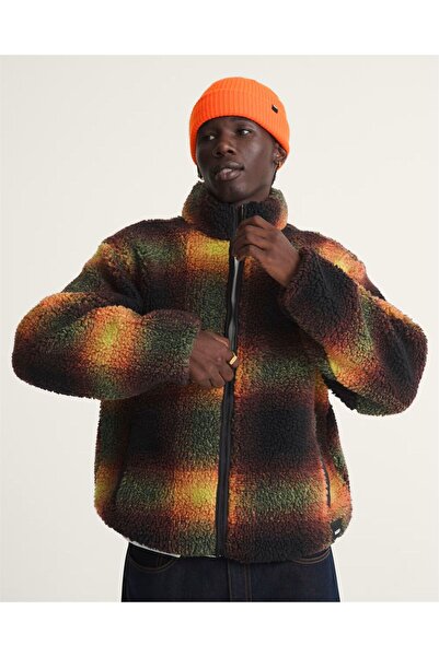 Vans Heights Sherpa Full Zip Men's Black Jacket - Vn000Ptb