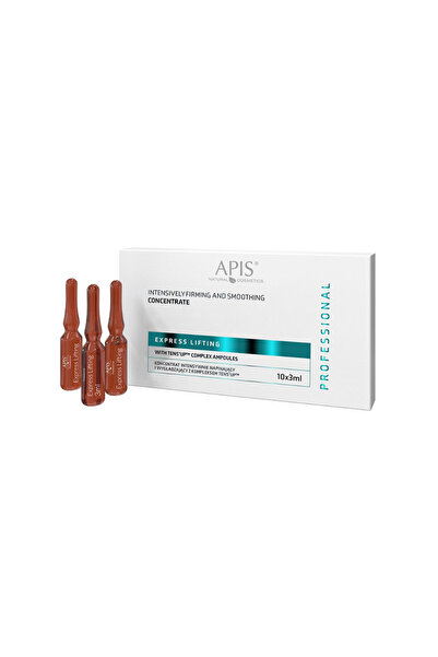 Apis Natural Cosmetics Express Lifting concentrated sterile ampoules for wrinkle reduction and instant lifting, 10 x 3 ml