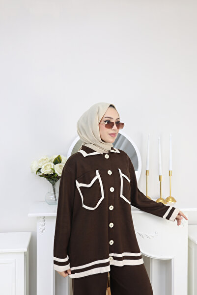 sorisso Button Detailed Knitwear Set