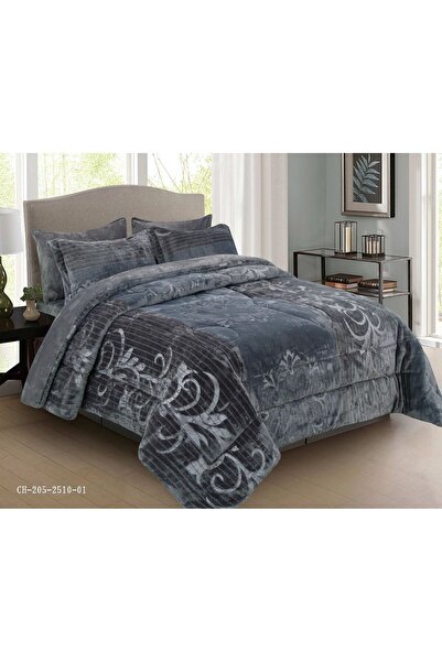 LUXURY Double winter bedspread made of soft velvet, 240x260