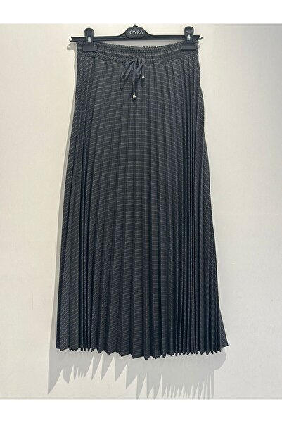Kayra Φούστα με πλισέ με σχέδιο ρίγες