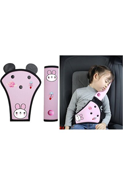 Genericc وسادة حزام أمان سيارة لينجي، منظم حزام أمان للأطفال، عبوة من قطعتين ...