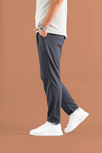 bombe Men's Elastic Corded Jogger Pants Stone