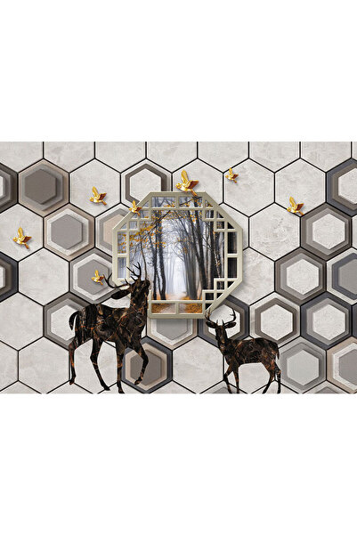 VIODESIGN Fototapet 3D, autoadeziv, Geometric , multicolor,120x200 cm 3D258