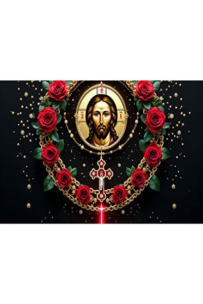 VIODESIGN Fototapet 3D, autoadeziv, Religios Isus , multicolor,120x200 cm 3D224
