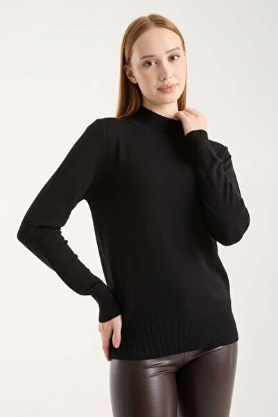 Denivy Soft Half Fisherman Sweater
