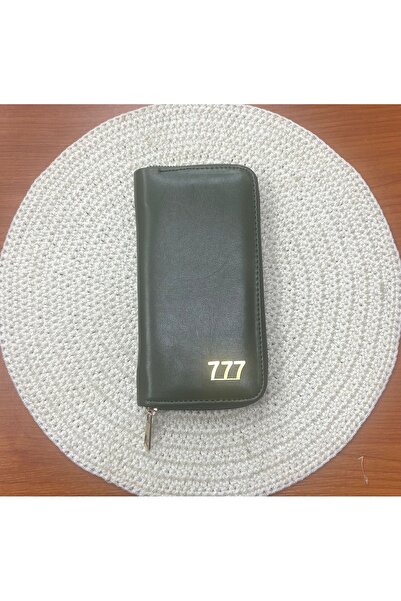 MENİSE Green 777 Number Sequential Lucky Abundance Wallet