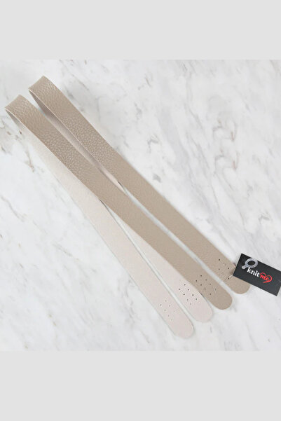 BD fold yarn Αθλητικός ιμάντας διπλής τσάντας με ραφή 75Χ2,5 εκ. Μπεζ BA-0006