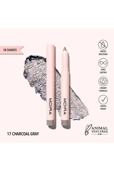 MOİRA At Glance Stick Shadow (017, Charcoal Gray)