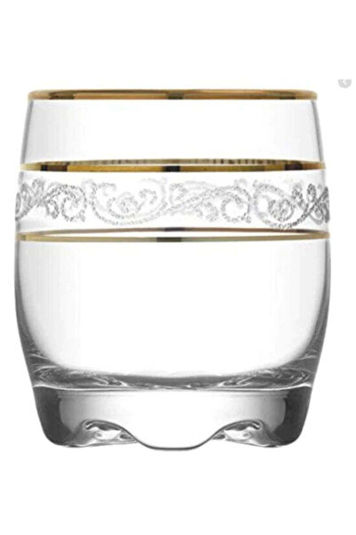 dealshopromania Eleganță și rafinament Set de 6 pahare aurii pentru suc, apă ...