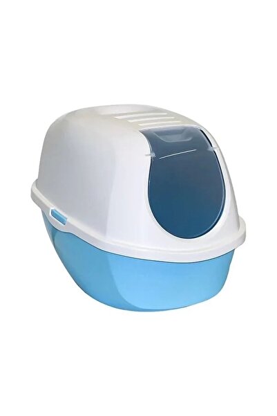 SENNEDİLERSEN Moderna Smart Kapalı Kedi Tuvaleti Açık Mavi 40X54X41 Cm