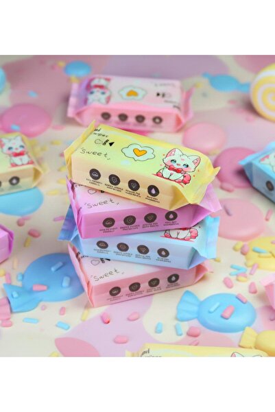 Gift Moda Figürlü Kompakt Mini Islak Mendil Paketi - 16'lı