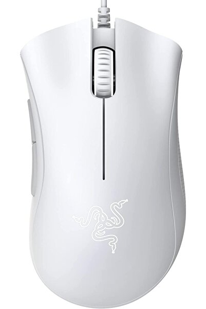 RAZER DeathAdder Essential Gaming Mouse, 6400 DPI - Mercury White