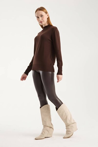 Denivy Soft Half Fisherman Sweater