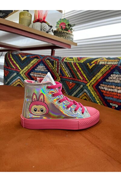 lias desing تخفيضات على أحذية رياضية هولوغرام مطبوع من نوع En pembe kafa labu...