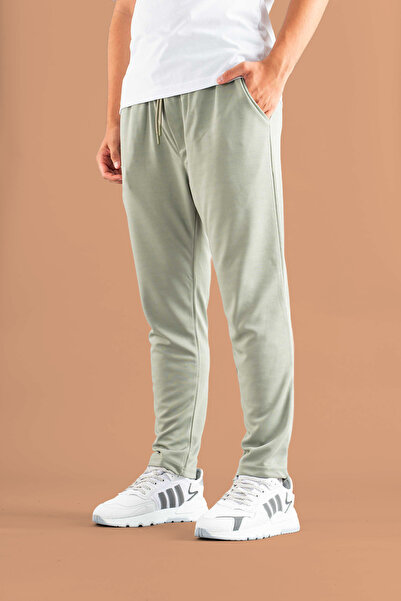 bombe Men's Elastic Corded Jogger Pants Stone
