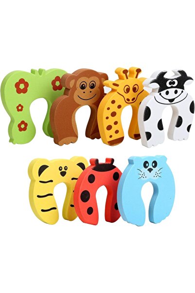 Generic 7-piece Cartoon Animal Door Finger Pinch Protectors (EVA Foam)