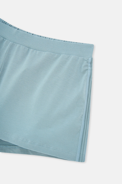 Dagi Ada Çayı Basic Shorts with Side Stripe Lace Detail