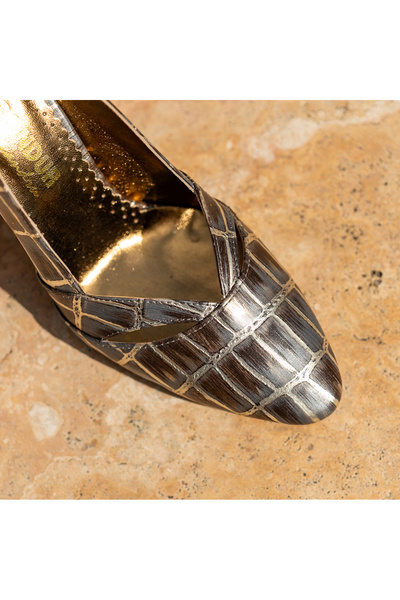 OEM Women's Shoes with Thick Heels Aisha Sand - 36