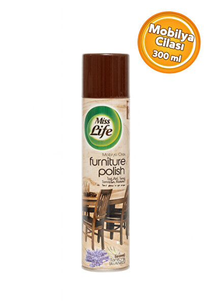 Miss Life Parlak Ahşap Mobilya Cilası 300 ml Ahşap Cila Parlak