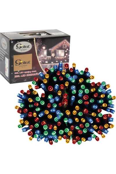 Goliat Lampki choinkowe 200 led z efektem flasch multikolor wewnętrzne