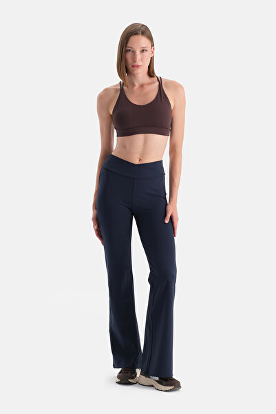 Dagi Navy Blue Women's Flared Tights