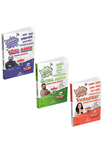 Dizgi Kitap KPSS AGS ALES DGS TYT MSÜ Tüm Adaylar İçin Sözel & Sayısal Mantık...